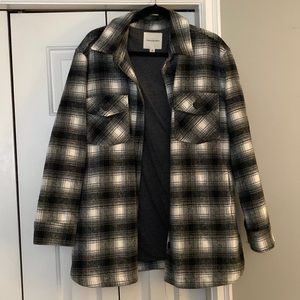 Thread & Supply plaid shacket